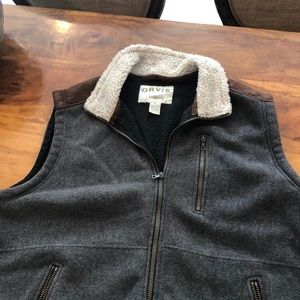 Orvis men’s XL fleece vest
